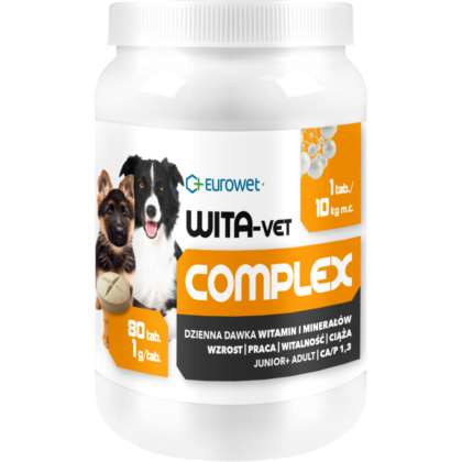 WITA-VET JUNIOR+ADULT 1G, 80 SZT WITA-VET JUNIOR+ADULT 1G, 80 SZT