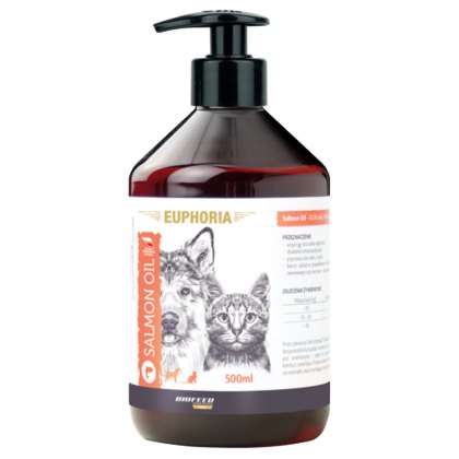 Olej z łososia dla psa i kota Salmon Oil 500ml Olej z łososia dla psa i kota Salmon Oil 500ml