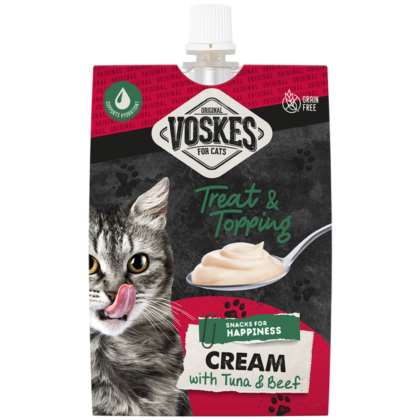 Voskes CAT krem z tuńczykiem i wołowiną 90g Voskes CAT krem z tuńczykiem i wołowiną 90g
