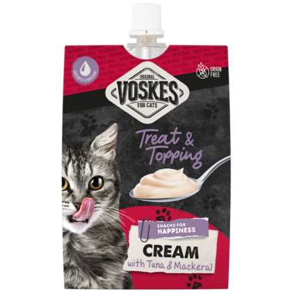 Voskes CAT krem z tuńczykiem i makrelą 90g Voskes CAT krem z tuńczykiem i makrelą 90g