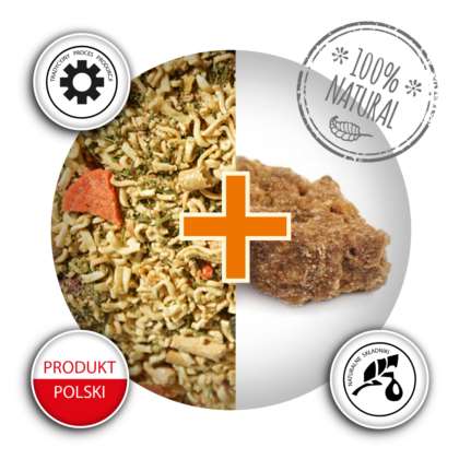 Makaron błyskawiczny mięsne kąski 5 kg Makaron błyskawiczny mięsne kąski 5 kg