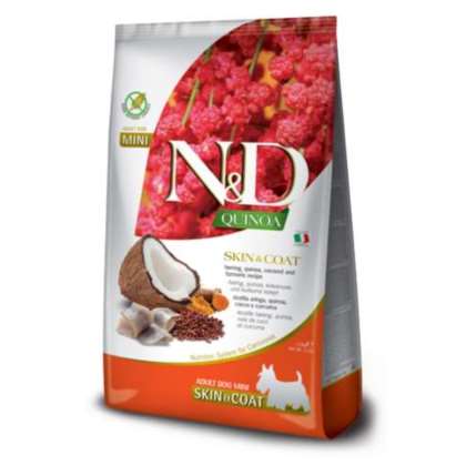 N&D Dog Quinoa Skin & Coat Herring,coconut 800 gr N&D Dog Quinoa Skin & Coat Herring,coconut 800 gr
