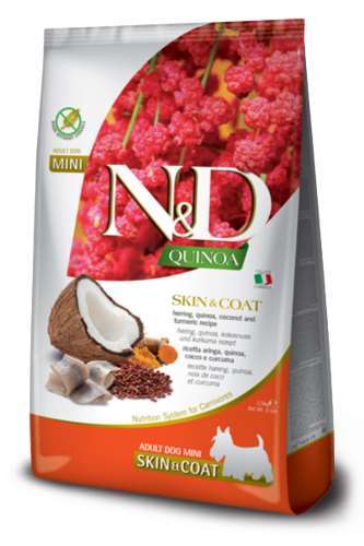 N&D Dog Quinoa Skin & Coat Herring,coconut 800 gr