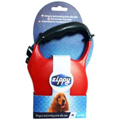ZIPPY Smycz dla psa automat basic czerwona M ZIPPY Smycz dla psa automat basic czerwona M