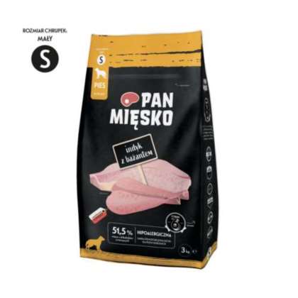 Pan Mięsko indyk z bażantem 3kg S Pan Mięsko indyk z bażantem 3kg S