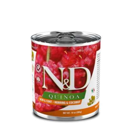 N&D Dog QuinoaSki&Coat Herring 285gr N&D Dog QuinoaSki&Coat Herring 285gr