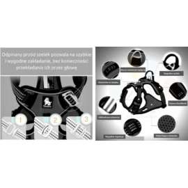 Szelki z odpinanym przodem pies Truelove Front XL Szelki z odpinanym przodem pies Truelove Front XL