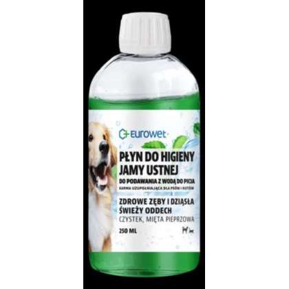 Płyn do higieny jamy ustnej dla psa i kota 250 ml Płyn do higieny jamy ustnej dla psa i kota 250 ml