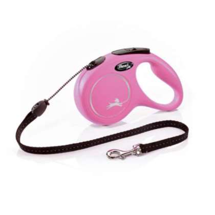 Smycz Flexi Classic rozm.M-5m do 20kg,rózowy linka Smycz Flexi Classic rozm.M-5m do 20kg,rózowy linka