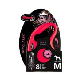 Smycz Flexi Classic rozm.M-8m do 20kg,czerw linka