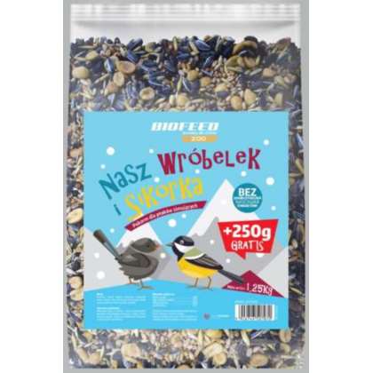 Nasz wróbelek i sikorka 1,25kg pokarm dla ptaków Nasz wróbelek i sikorka 1,25kg pokarm dla ptaków