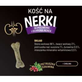 NA NERKI Kość na nerki z pietruszką 12 cm NA NERKI Kość na nerki z pietruszką 12 cm