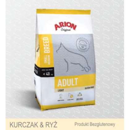 Arion Orig. dorosłe małe i średnie rasy Light 3 kg Arion Orig. dorosłe małe i średnie rasy Light 3 kg