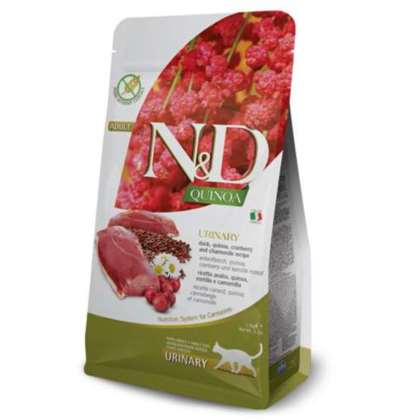 N&D Cat Quinoa Urinary kaczka,żurawin adult 300 gr N&D Cat Quinoa Urinary kaczka,żurawin adult 300 gr