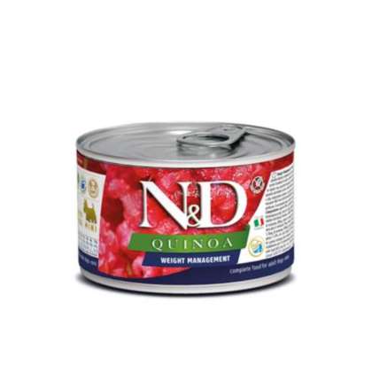 N&D Dog Quinoa Weight Managem mini 140gr N&D Dog Quinoa Weight Managem mini 140gr