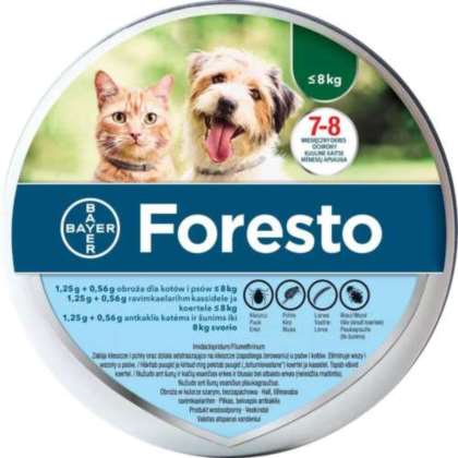 Foresto - kot i pies do 8kg Foresto - kot i pies do 8kg