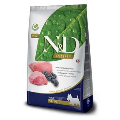 N&D Dog Prime Lamb&Blueberry Adult mini 800 gr N&D Dog Prime Lamb&Blueberry Adult mini 800 gr