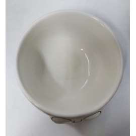 Miska ceramiczna dla psa ze zlotą kokardką 18X8,5c