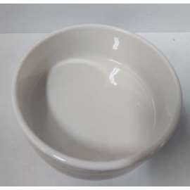 Miska ceramiczna dla psa z motywem drewna 16x6cm