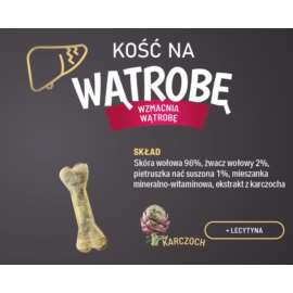 NA WĄTROBĘ Kość na wątrobę z karczochem 12 cm NA WĄTROBĘ Kość na wątrobę z karczochem 12 cm