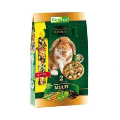 Nestor pokarm Premium dla królików 1400ml + kolba Nestor pokarm Premium dla królików 1400ml + kolba