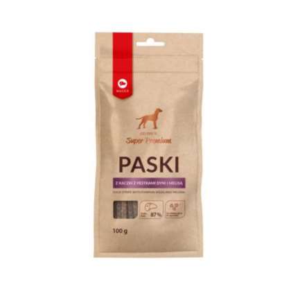 SP Paski z kaczki z pestkami dyni i melisą 100 g SP Paski z kaczki z pestkami dyni i melisą 100 g