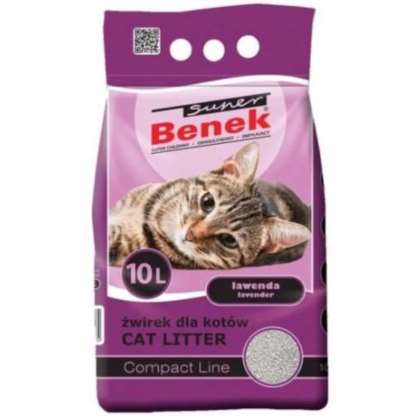 Żwirek Super Benek Compact Lawenda 10 L Active Żwirek Super Benek Compact Lawenda 10 L Active