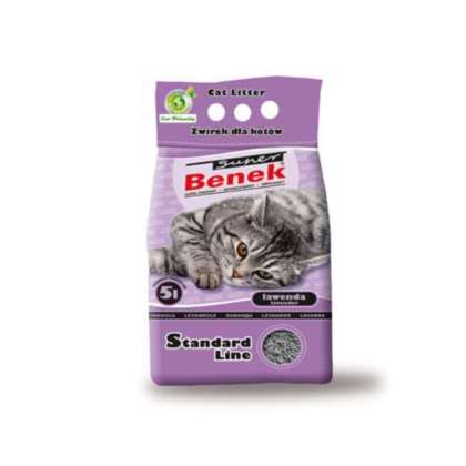 Żwirek dla kota Super Benek STANDARD LAWENDA 5L Żwirek dla kota Super Benek STANDARD LAWENDA 5L