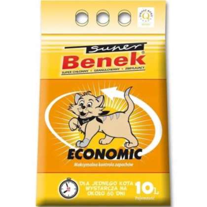 Żwirek dla kota Super Benek ECONOMIC 10 L Żwirek dla kota Super Benek ECONOMIC 10 L