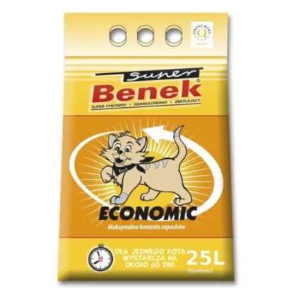 Żwirek dla kota Super Benek ECONOMIC 25 L Żwirek dla kota Super Benek ECONOMIC 25 L