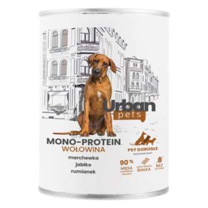 Karma mokra Urban Pets Mono Protein wołowina 400 g Karma mokra Urban Pets Mono Protein wołowina 400 g