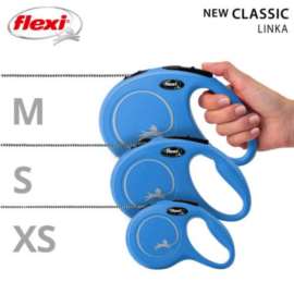 Smycz Flexi Classic linka XS 3m 8kg niebieska Smycz Flexi Classic linka XS 3m 8kg niebieska