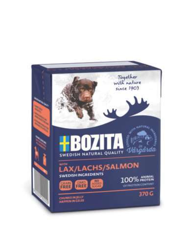 Bozita z łososiem - mokra karma dla psów 370g