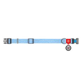 WAUDOG obroża z QR,25 mm na 33-49 cm niebieski L WAUDOG obroża z QR,25 mm na 33-49 cm niebieski L
