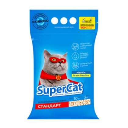 Żwirek SuperCat STANDARD, 3 kg (niebieski) Żwirek SuperCat STANDARD, 3 kg (niebieski)