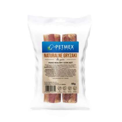 PETMEX - Penis wołowy cięty 12 cm 2 szt. PETMEX - Penis wołowy cięty 12 cm 2 szt.