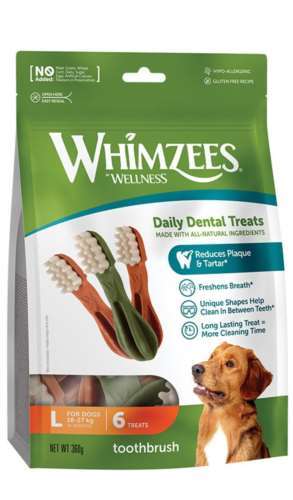WHIMZEES Szczoteczka L 6szt