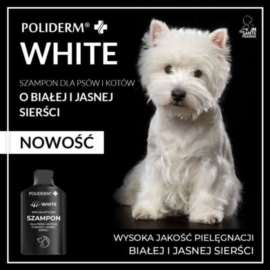 Szampon dla psów i kotów POLIDERM WHITE 15 ml sasz Szampon dla psów i kotów POLIDERM WHITE 15 ml sasz