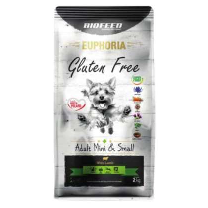 EUPHORIA GLUTEN FREE-DOROSŁE PSY MiMR JAGNIĘC 12KG EUPHORIA GLUTEN FREE-DOROSŁE PSY MiMR JAGNIĘC 12KG