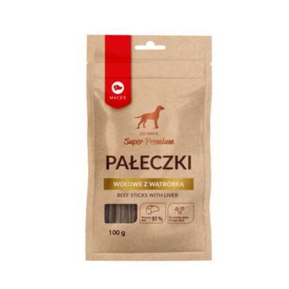 SP Pałeczki wołowe z wątróbką 100 gr SP Pałeczki wołowe z wątróbką 100 gr