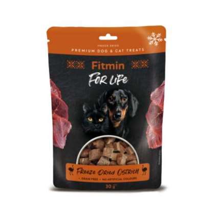 Fitmin Liofilizowany struś przysmak pies,kot 30g Fitmin Liofilizowany struś przysmak pies,kot 30g