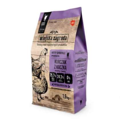 Wiejska zagroda kurczak z kaczką 1,6 kg Wiejska zagroda kurczak z kaczką 1,6 kg