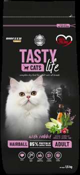 Tasty Cats Life HAIRBALL z królikiem 1,5 kg Tasty Cats Life HAIRBALL z królikiem 1,5 kg