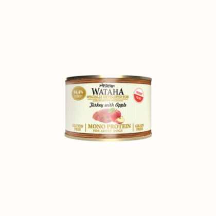 WATAHA MONO PROTEIN 94,4% INDYK Z JABŁKIEM 185gr WATAHA MONO PROTEIN 94,4% INDYK Z JABŁKIEM 185gr