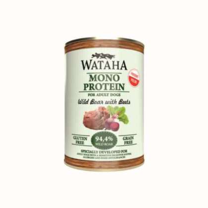 WATAHA MONO PROTEIN 94,4% DZIK Z BURAKAMI 400gr WATAHA MONO PROTEIN 94,4% DZIK Z BURAKAMI 400gr