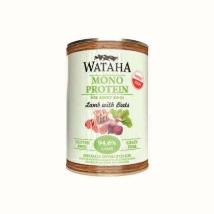 WATAHA MONO PROTEIN 94,6% JAGNIĘCINA Z BURA 400gr WATAHA MONO PROTEIN 94,6% JAGNIĘCINA Z BURA 400gr