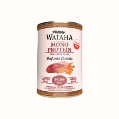 WATAHA MONO PROTEIN 94,6% WOŁOWINA Z MARCHE 400gr WATAHA MONO PROTEIN 94,6% WOŁOWINA Z MARCHE 400gr