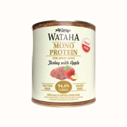 WATAHA MONO PROTEIN 94,4% INDYK Z JABŁKIEM 800gr WATAHA MONO PROTEIN 94,4% INDYK Z JABŁKIEM 800gr