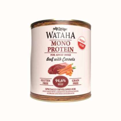 WATAHA MONO PROTEIN 94,6% WOŁOWINA Z MARCHE 800gr WATAHA MONO PROTEIN 94,6% WOŁOWINA Z MARCHE 800gr