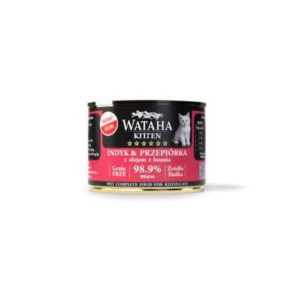 Wataha hunt kitten cat indyk przepiórka 200g Wataha hunt kitten cat indyk przepiórka 200g